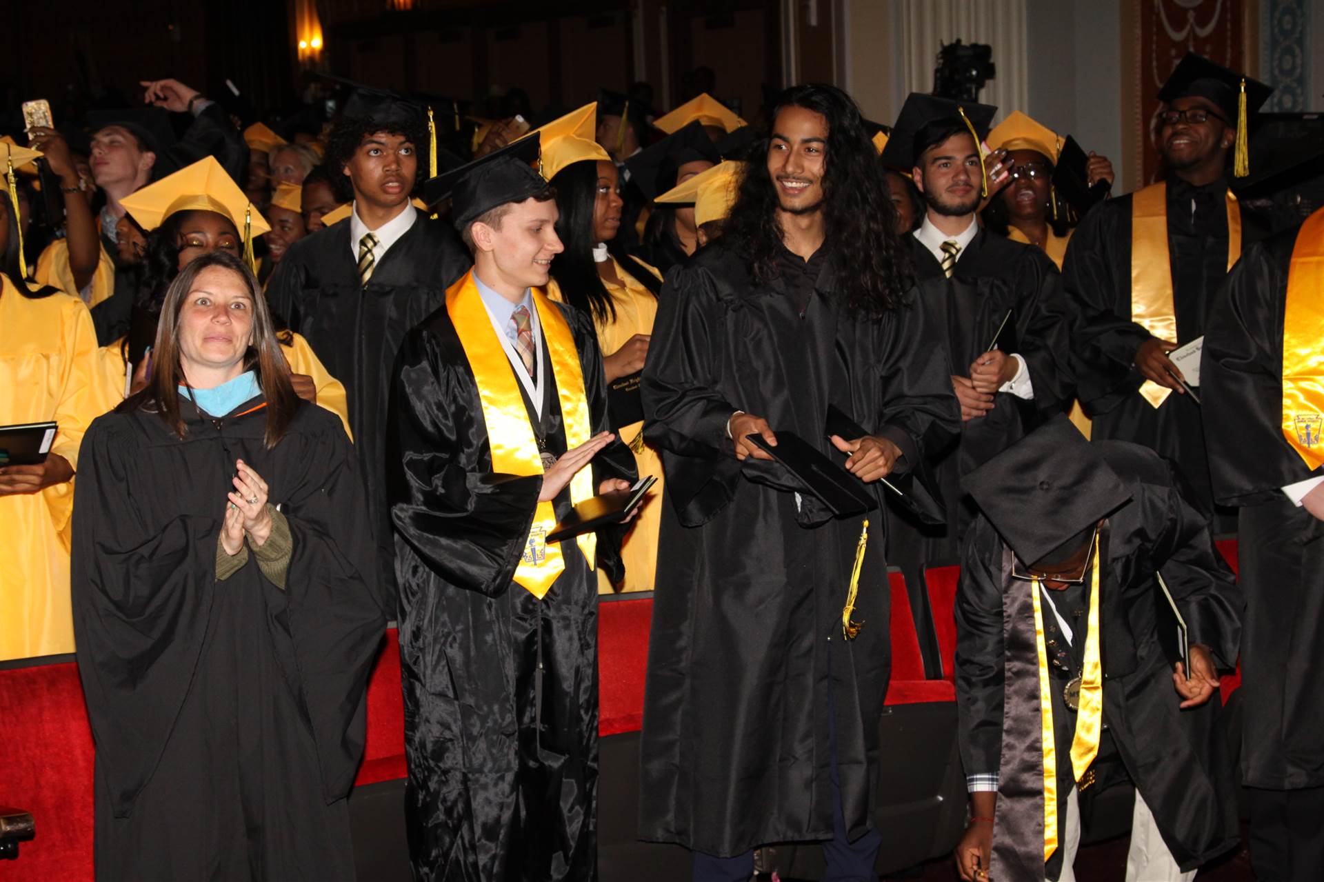 Graduates at the 2017 Heights High commencement