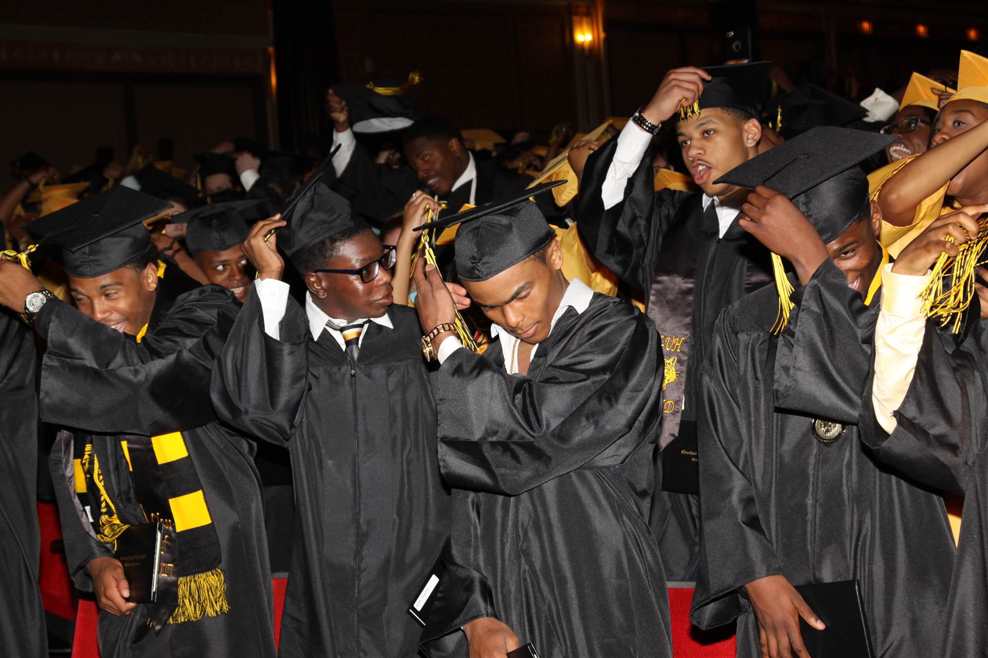 Graduates at the 2017 Heights High commencement