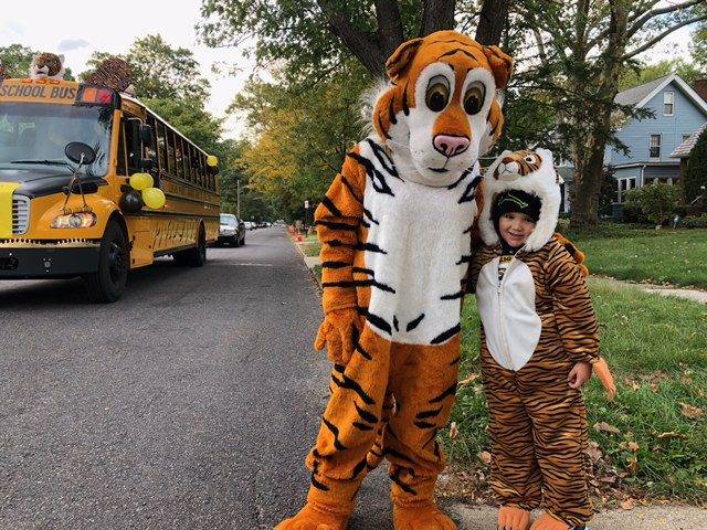 Big tiger and little tiger