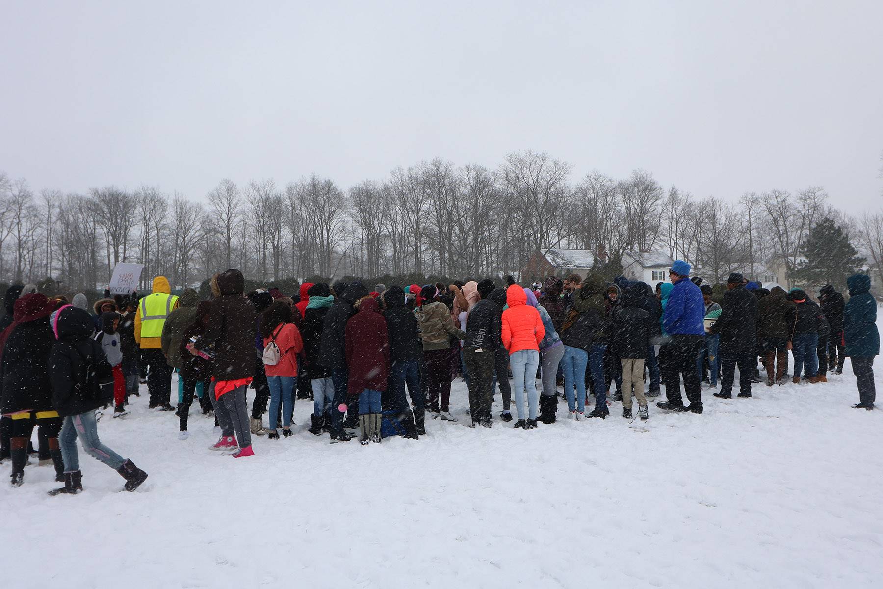 Heights Middle School National Walkout Day