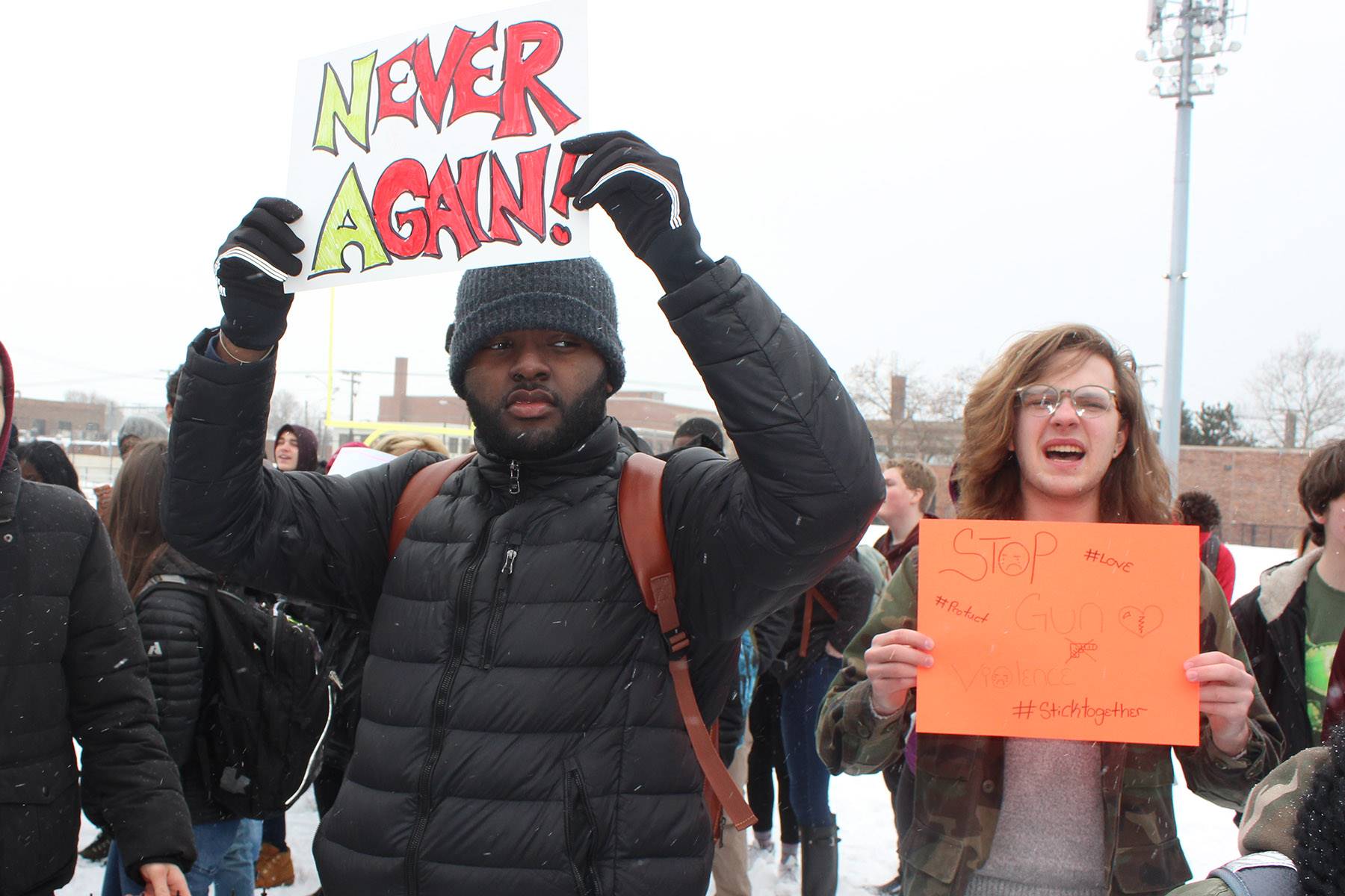 Heights High School National Walkout Day