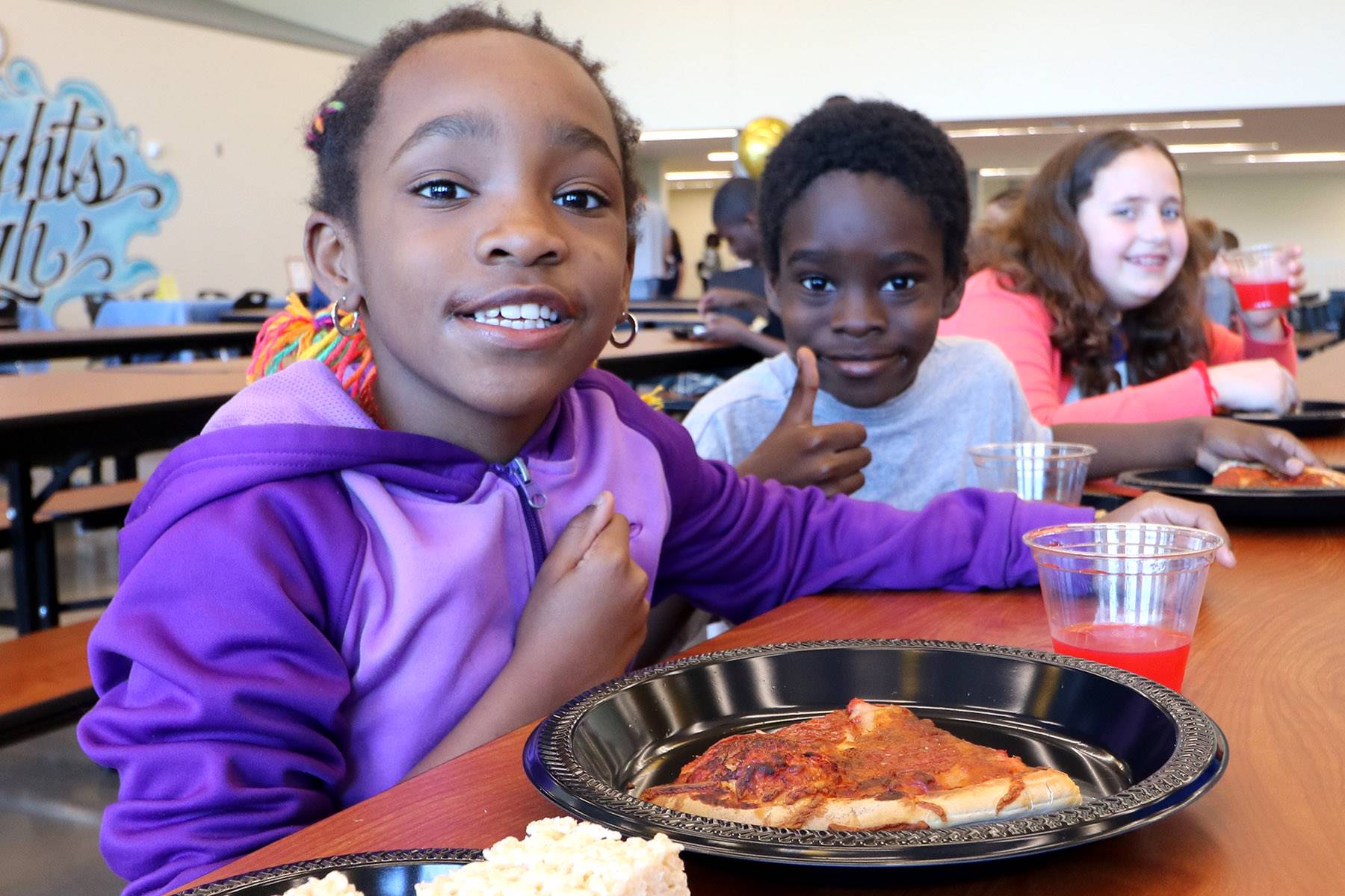 Students at CH-UH Family Literacy Night