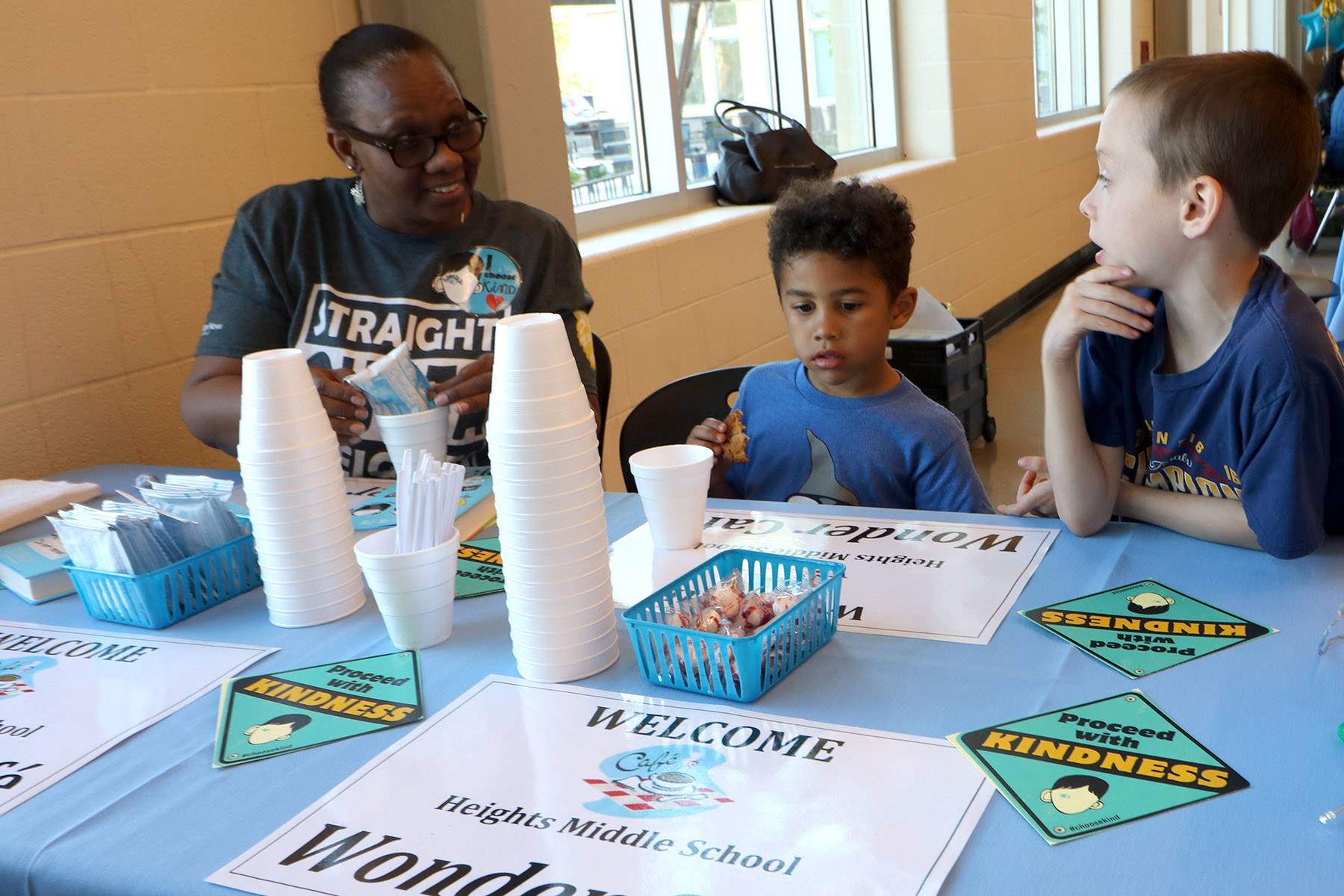 Students at CH-UH Family Literacy Night