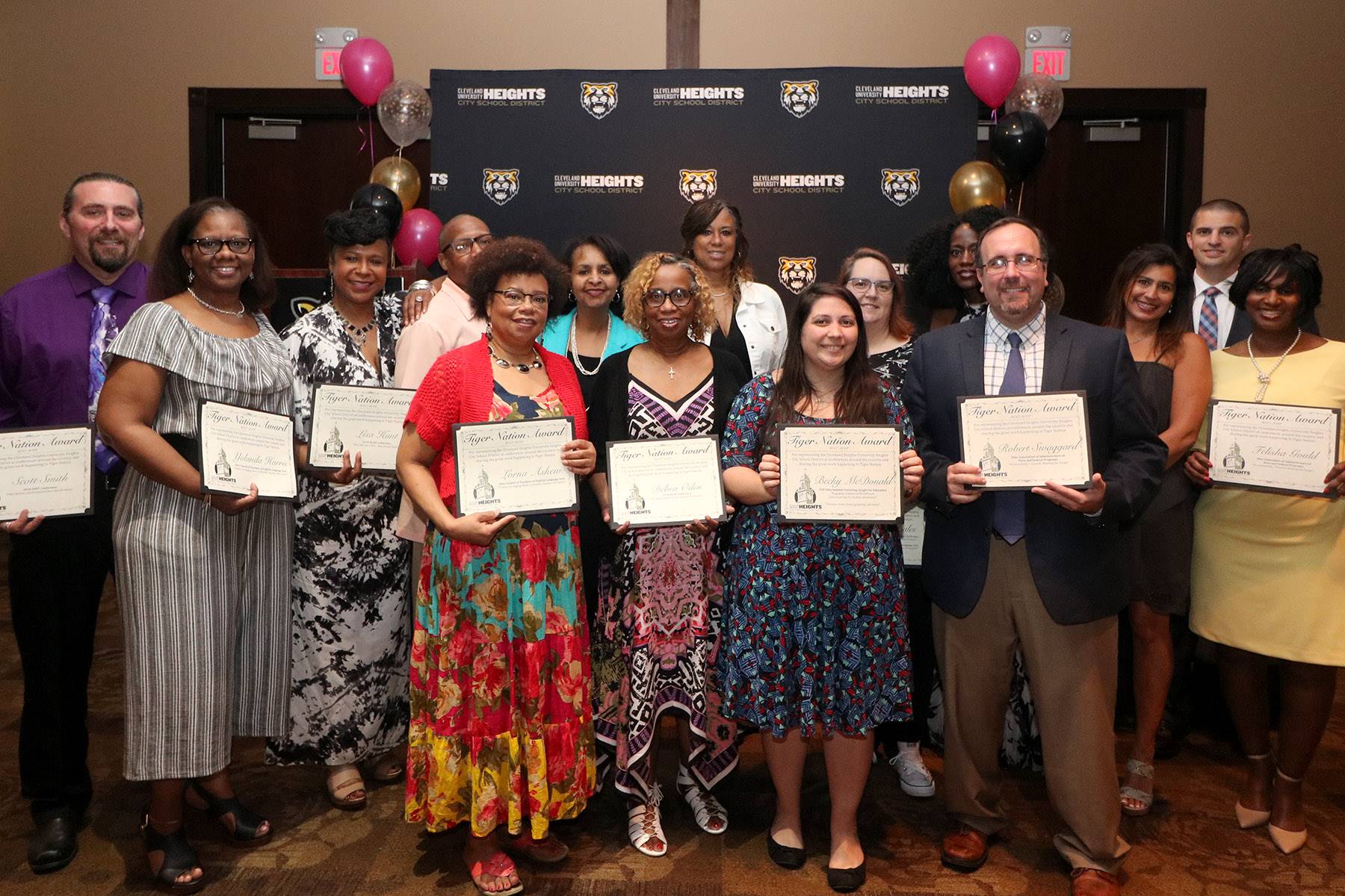 2017-2018 Tiger Nation Award Winners