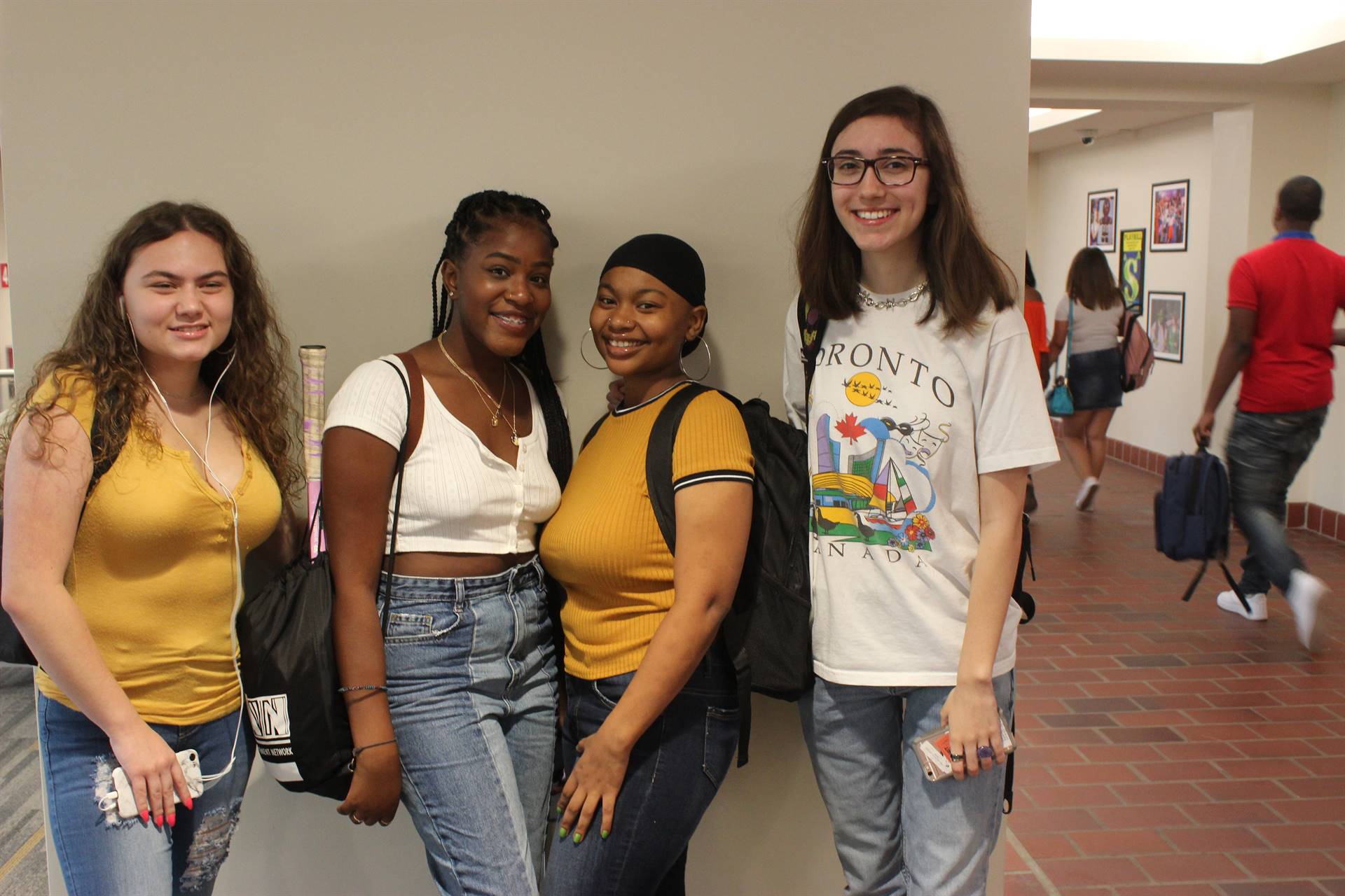 Students smiling 